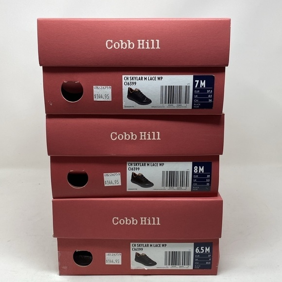 Cobb Hill WOMEN'S SKYLAR WATERPROOF LOW LACE-UP SNEAKER Black - Picture 8 of 8